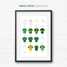 Load image into Gallery viewer, South Africa Classic Kits Cricket Team Print
