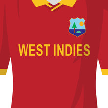 Load image into Gallery viewer, West Indies Classic Kits Cricket Team Print
