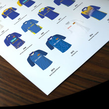 Load image into Gallery viewer, Sri Lanka Classic Kits Cricket Team Print

