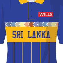 Load image into Gallery viewer, Sri Lanka Classic Kits Cricket Team Print
